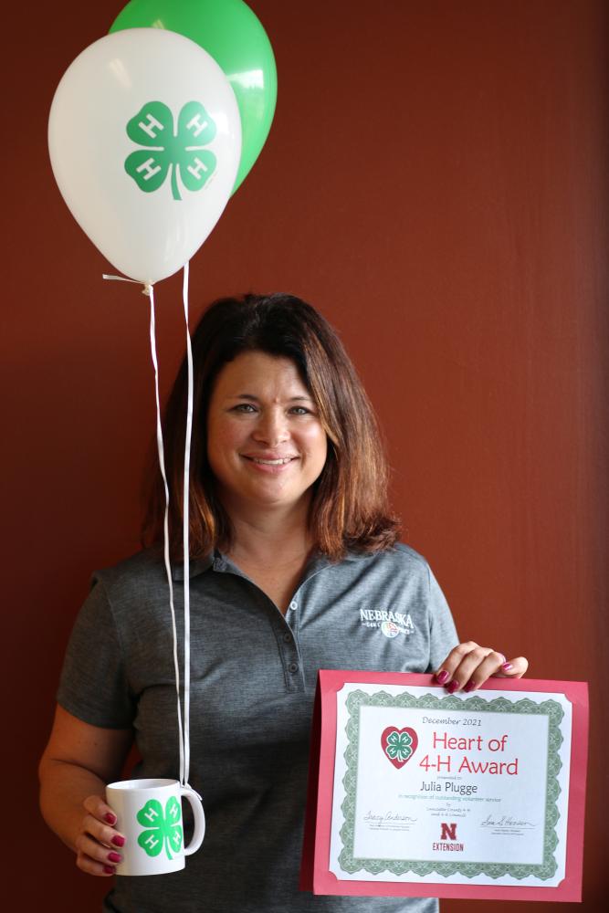 Heart Of 4 H Award Winner Julia Plugge Nebraska Extension In Lancaster County